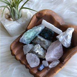 Random Crystal Confetti Scoop, Crystal and Gemstone Bundle, Random Crystal Mix